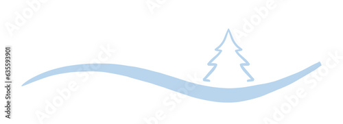 Tanne im Schnee