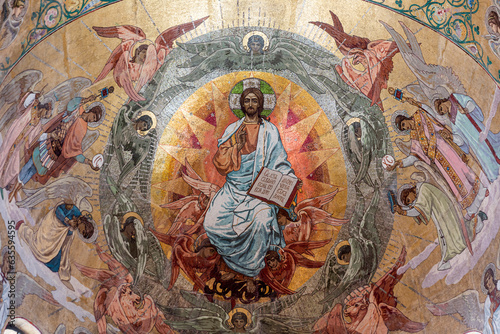 Christ in glory. Icon