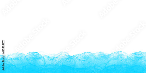 Blue horizontal watercolor background.