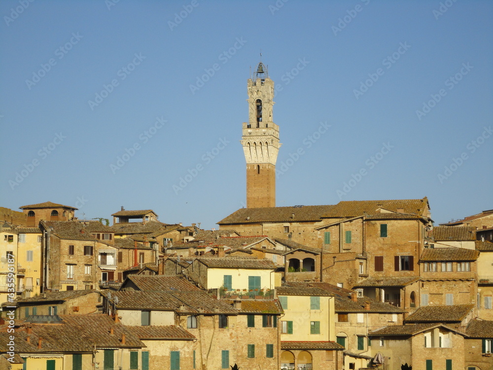 bell tower in Siena