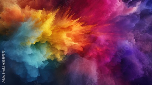 Colorful Dust Background