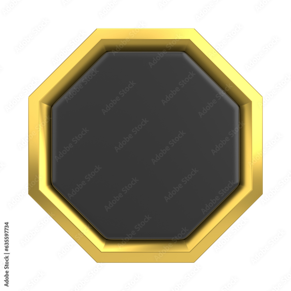 Luxury button. Empty button. 3D illustration. Luxury button. Empty button. 3D illustration.
