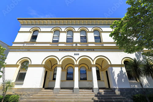 Tableau sur toile The former post office dating from AD 1857 and 1875 in Italianate style facing Timor Street