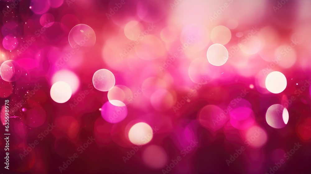 Fototapeta premium Magenta Bokeh Background.