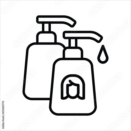 shampoo icon simple design art eps 10