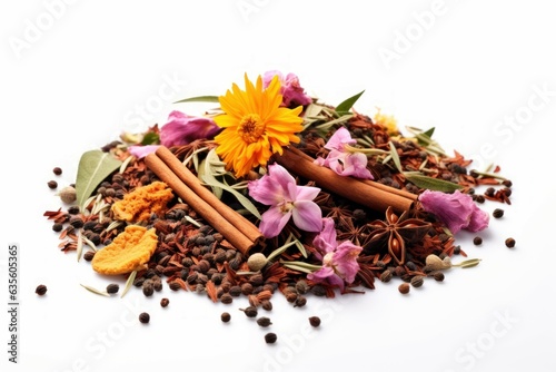 Delicate herbal tea. Generate Ai