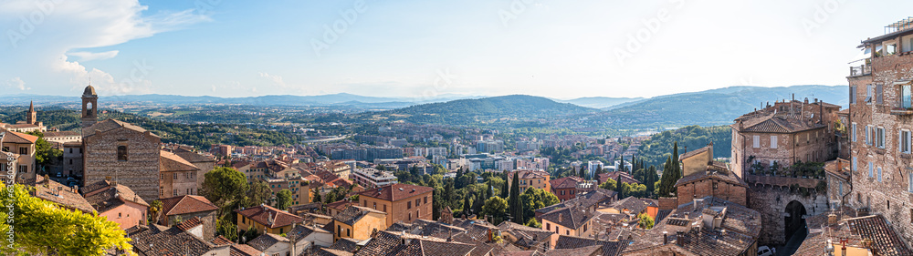 Perugia, Blick von Viale Indipendenza