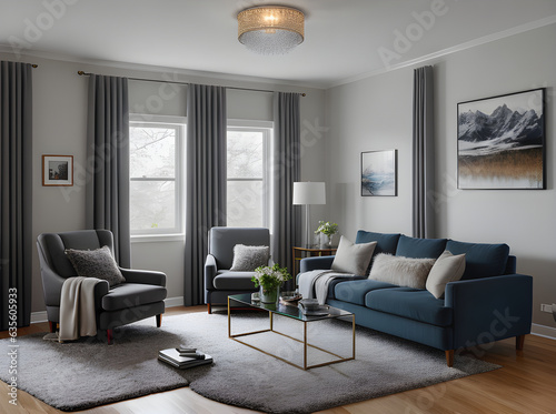 ultrarealistic living room medium shot hyperdetailed