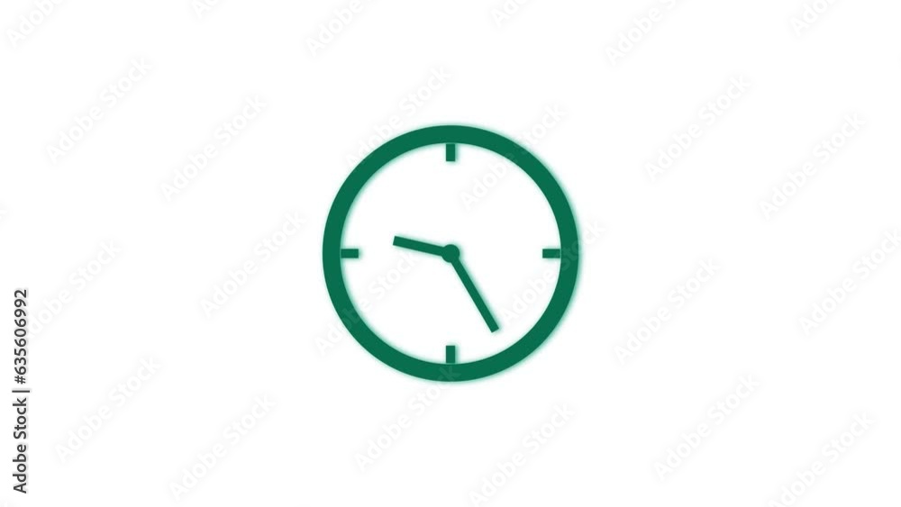 abstract glowing wall clock animation background 4k abstract glowing wall clock animation background 4k