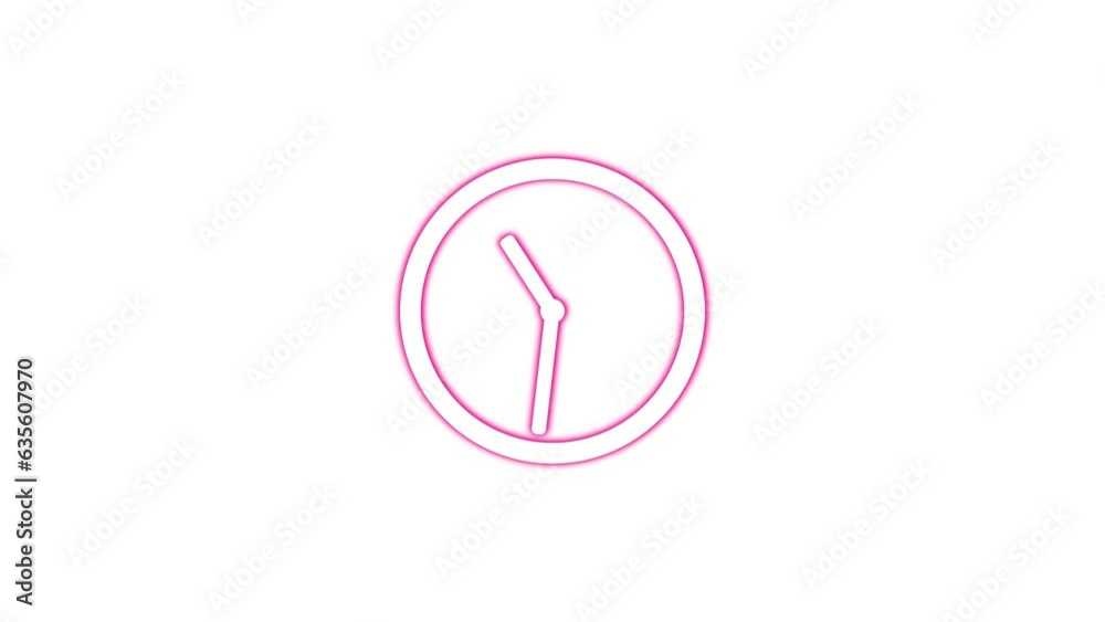 abstract fast clock icon animation background 4k abstract fast clock icon animation background 4k