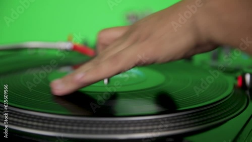 DJ scratch vinil