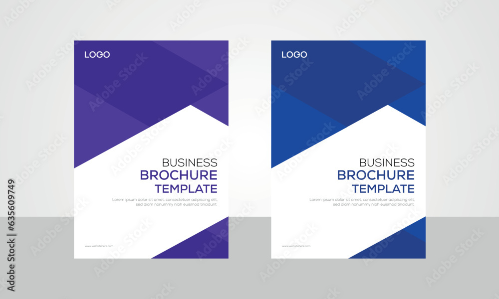 business brochure cover and annual report cover