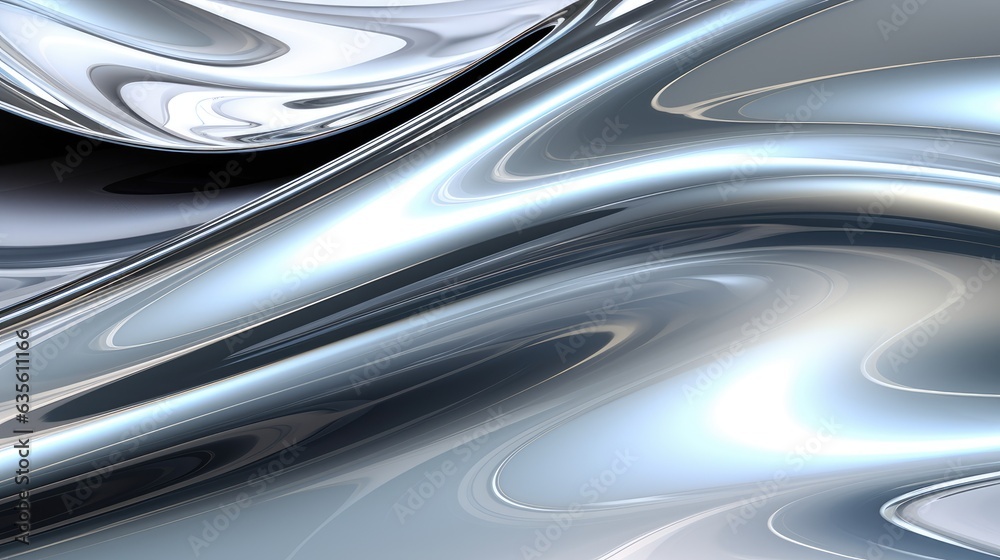 Abstract metal chrome background