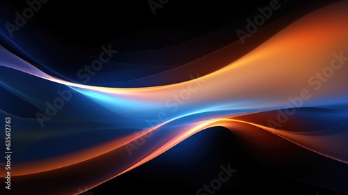  Glowing smooth lines background