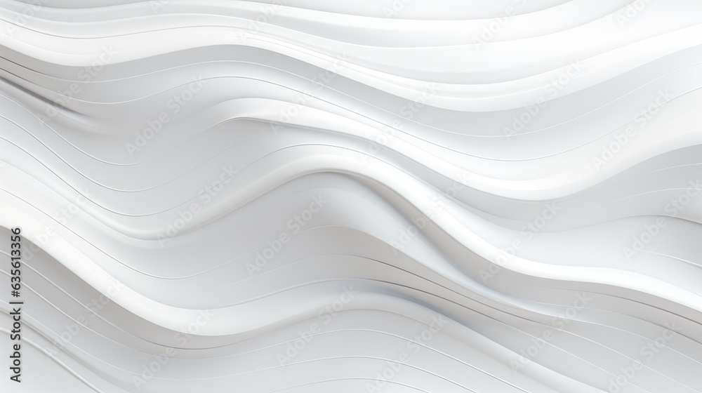 White geometric wavy pattern White geometric wavy pattern