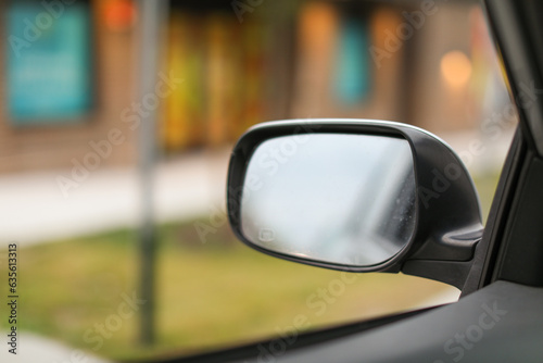 Car mirror: Reflection of journey, introspection, and transitions in a compact frame, capturing the road of life © Your Hand Please