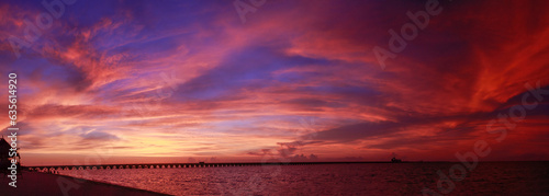 Naklejka Muelle fiscal Puerto Progreso