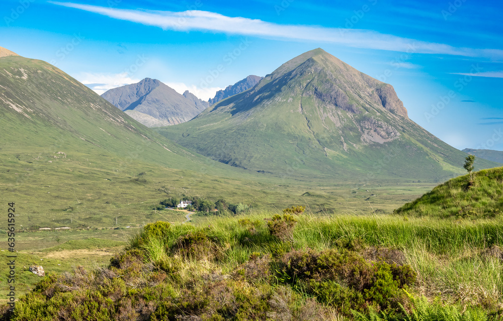 Marsco peak in Cuillins range, Scotland