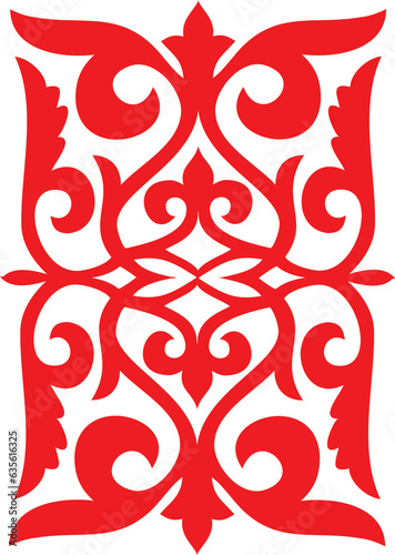  Ornament ALKA-10., Kasahkstan, Central Asia, Steppe, ethnodesign, element, dekor, dekol, design, dekoration, vektor, nomads.