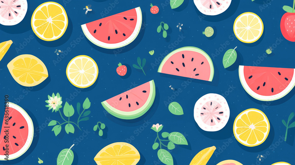 Anime-Inspired Fruit Fiesta: Sweet Summertime Vibes Anime-Inspired Fruit Fiesta: Sweet Summertime Vibes