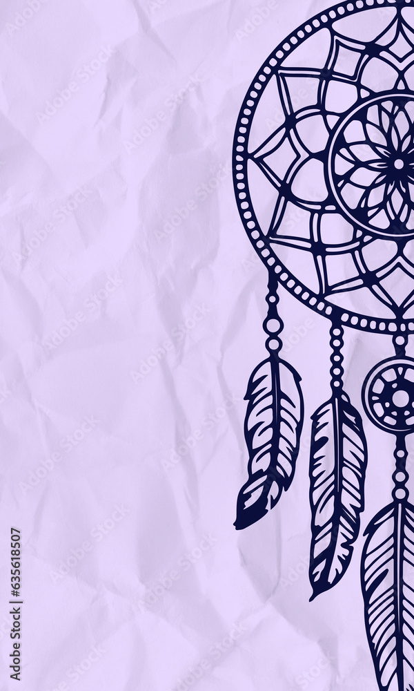 Obraz premium DREAM CATCHER COPY SPACE BACKGROUND