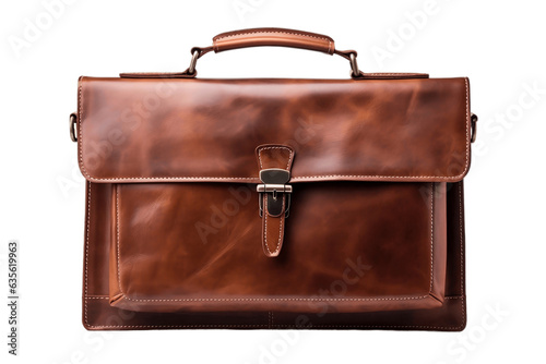 Briefcase Isolated on Transparent Background. AI
