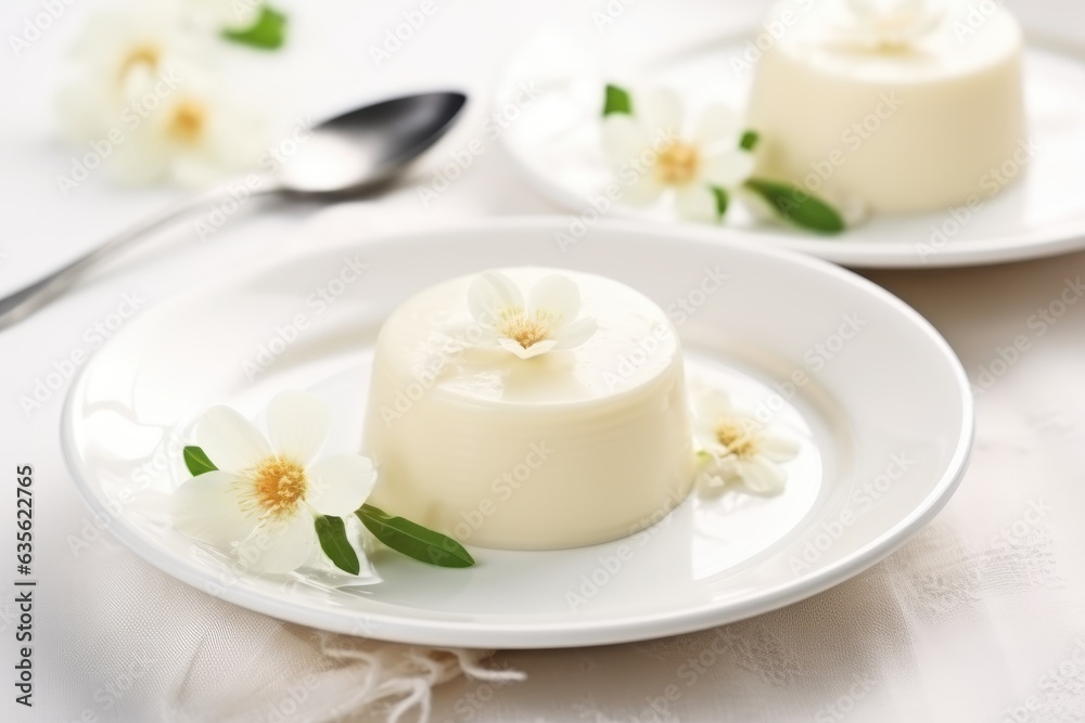 Italian dessert panna cotta Italian dessert panna cotta