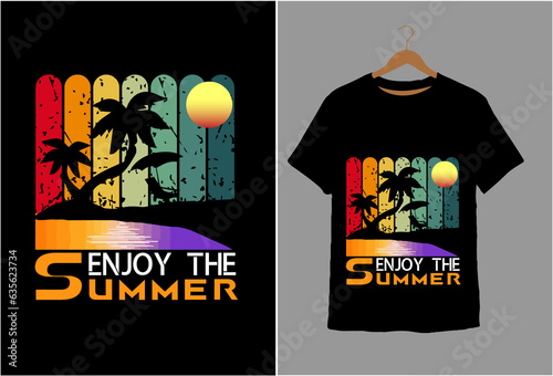 Enjoy the Summer T  Shirt design