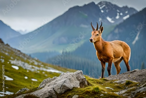 mountain goat in the mountains © ra0