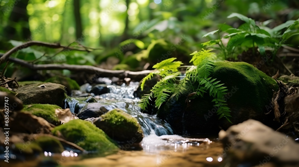 Close Up of a small Waterfall in the Forrest. Blurred Background
Close Up of a small Waterfall in the Forrest. Blurred Background