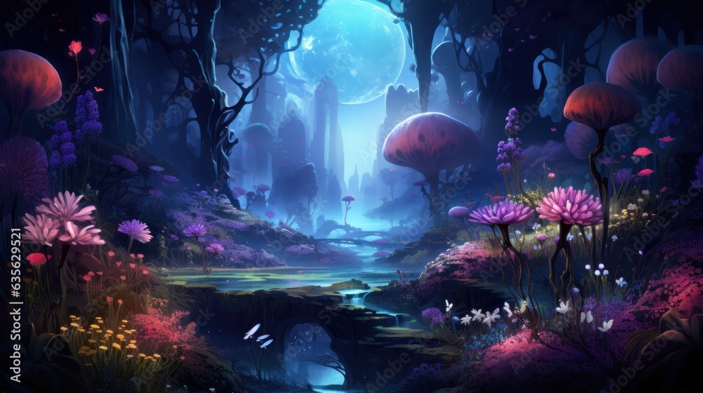 Obraz premium background with space. Generative AI