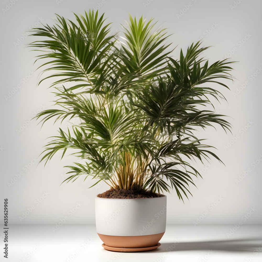 palm tree in flowerpot palm tree in flowerpot