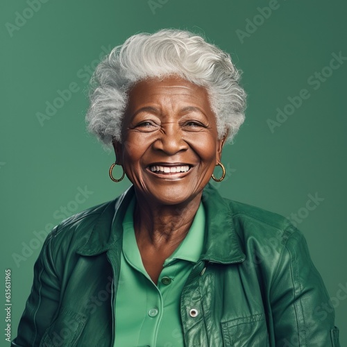 Portrait of a Mature Black ...