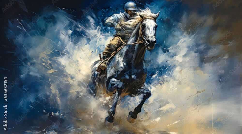 Horse Racing in an Oil Painting on Canvas Military Abstract Wallpaper Digital Art Illustration Generative AI Journal Background Backdrop Poster Horse Racing in an Oil Painting on Canvas Military Abstract Wallpaper Digital Art Illustration Generative AI Journal Background Backdrop Poster