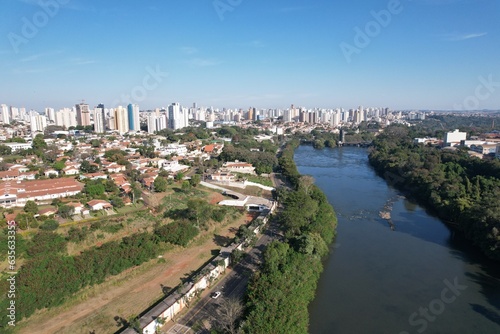 Piracicaba river at the city of same name
