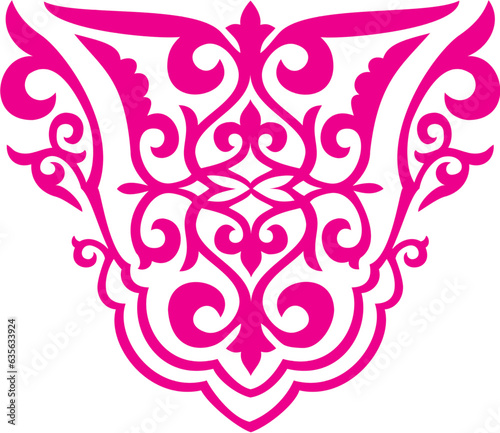 Ornament ALKA-15., Kasahkstan, Central Asia, Steppe, ethnodesign, element, dekor, dekol, design, dekoration, vektor, nomads.