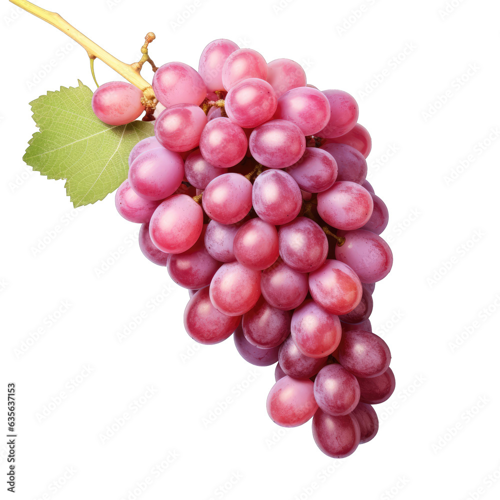 Grapes on transparent background with clip path Grapes on transparent background with clip path