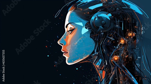 Cybernetic Woman Robot © Adriana