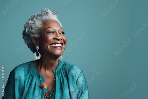 Portrait of a Mature Black ...