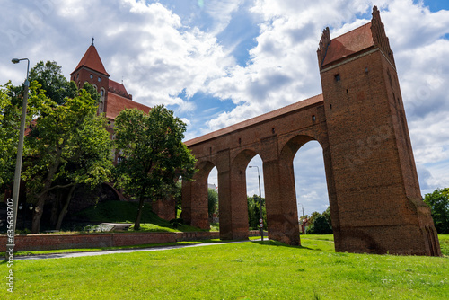 Obraz na płótnie Kwidzyn Castle, Zamek w Kwidzynie, Zakon krzyżacki, zakon niemiecki, Zakon Szpitala Najświętszej Marii Panny Domu Niemieckiego w Jerozolimie w salonie