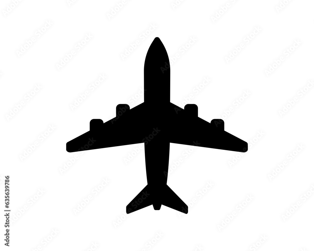 Vector plane icon. Vector plane icon.