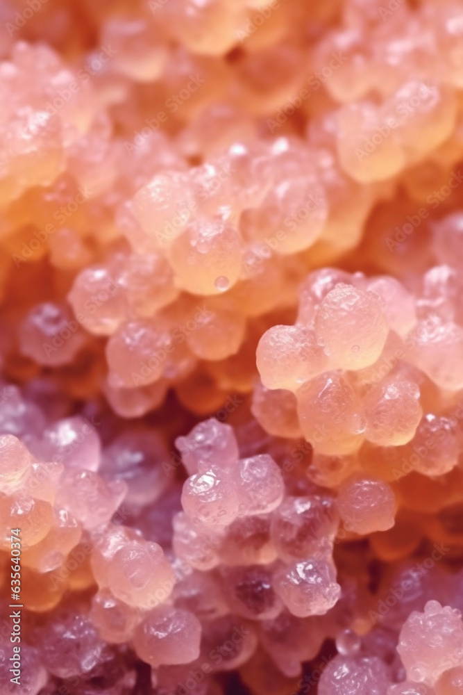 Close up of water kefir grains, organic probiotics Close up of water kefir grains, organic probiotics