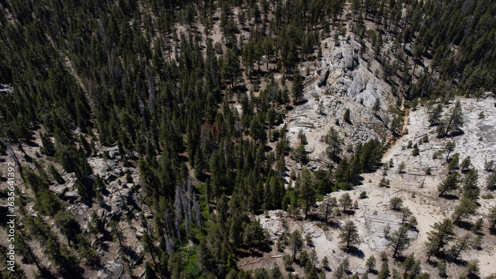 Aerial View of Sequoia National Forest, Kern County, California Aerial View of Sequoia National Forest, Kern County, California