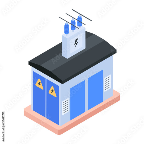 Pack of Industrial Isometric Icons 

