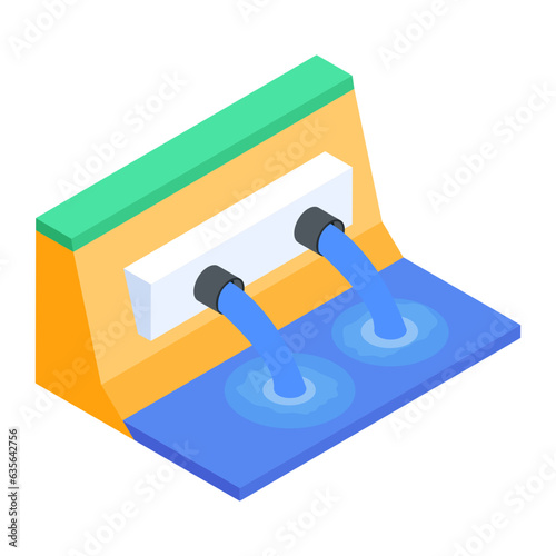 Pack of Industrial Isometric Icons 

