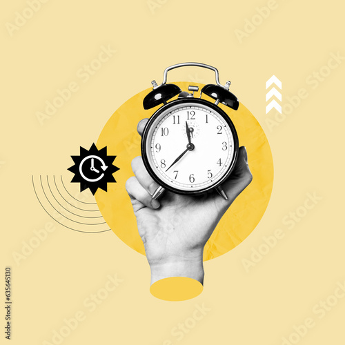time, alarm clock, against time, in favor of time, arriving early, punctuality, time concept, morning, afternoon, night, time is money, 24 hours, minimalist concept, collage art, photo collage