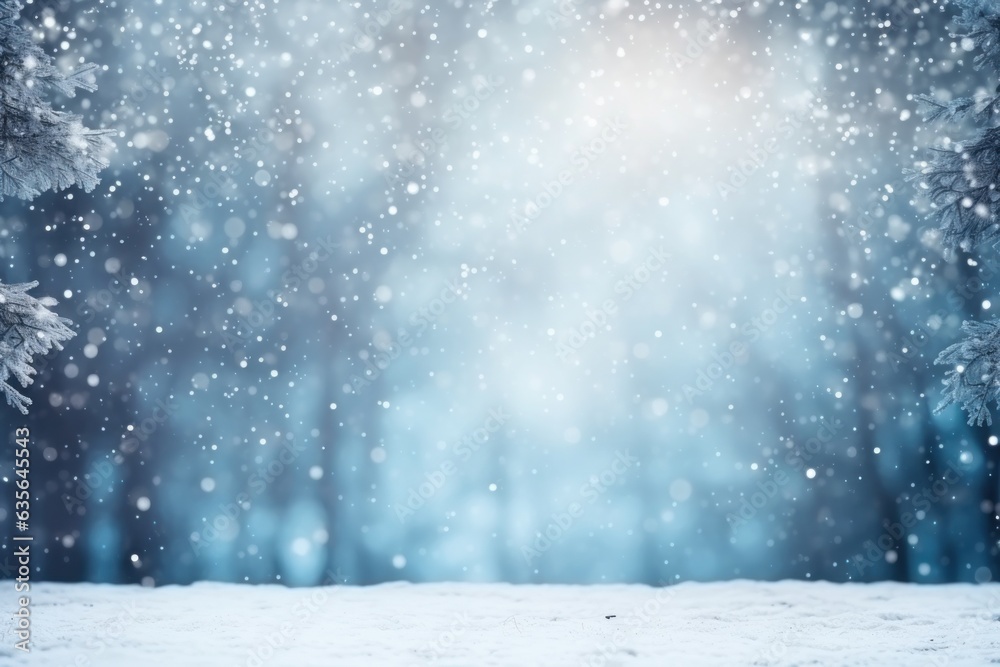 Winter forest natural background Winter forest natural background