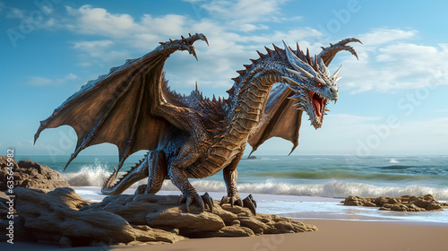 Dragon On The Beach © Asad