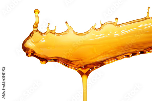 Honey splash Isolated on transparent background PNG