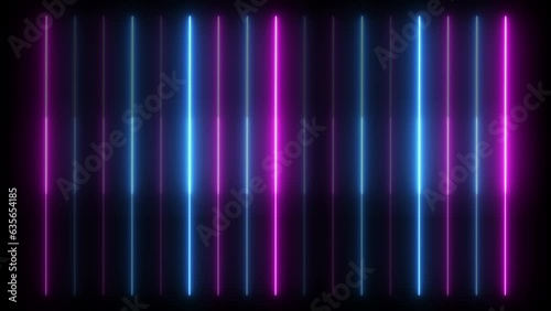 Glowing lines Led neon loop suitable for concerts, tv shows, vj projections, dance music videos, show parties, night clubs, discos, and much more. 4k
